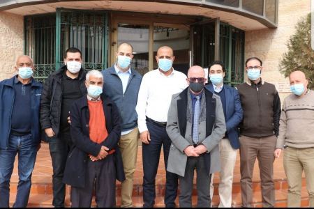 المركز الجماهيري بيت حنينا يستضيف وفد من وزارة الصحة حول موضوع الكورونا 