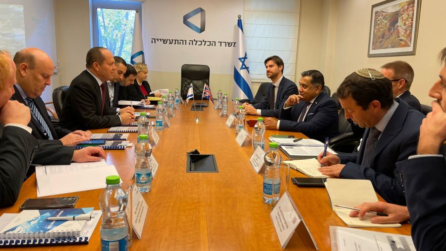 اجتماع اقتصادي اسرائيلي بريطاني