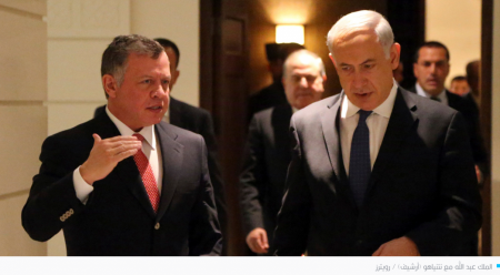 الملك الأردني يلتقي نتنياهو في عمان