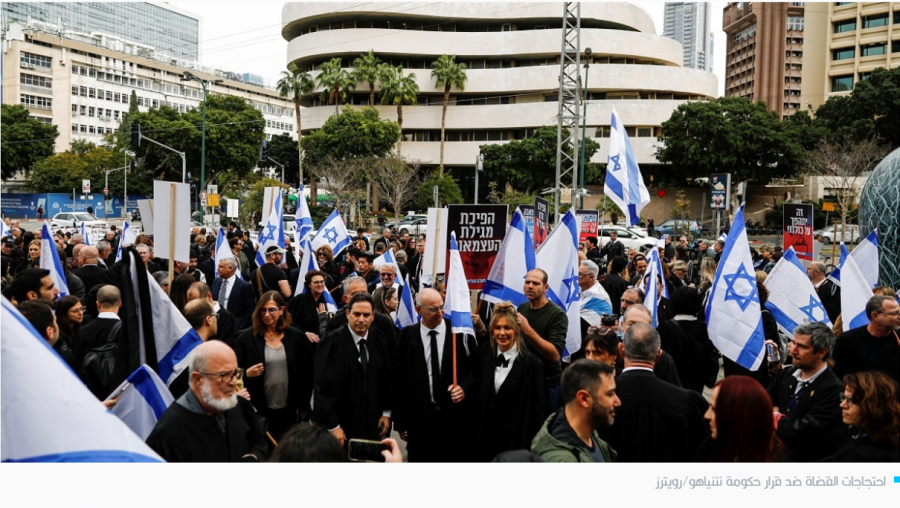 القضاة في مواجهة مع حكومة نتنياهو