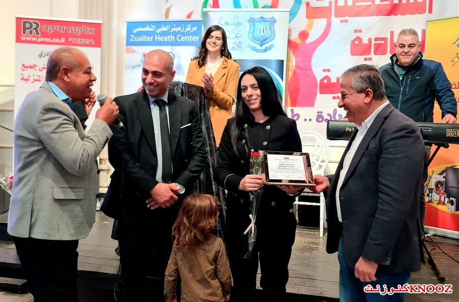 منح اخصائية النطق والسمع ايمان صالح وتد لقب ريادية وعزيزة المجتمع العربي للعام 2023