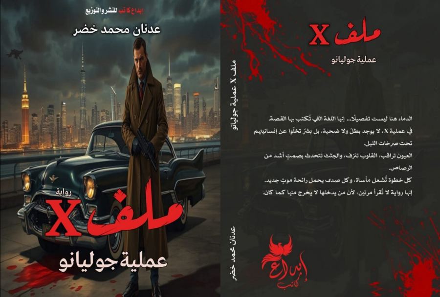 رواية ملف X عملية جوليانو.. صرخة إنسانية في وجه لغة الدماء والغموض