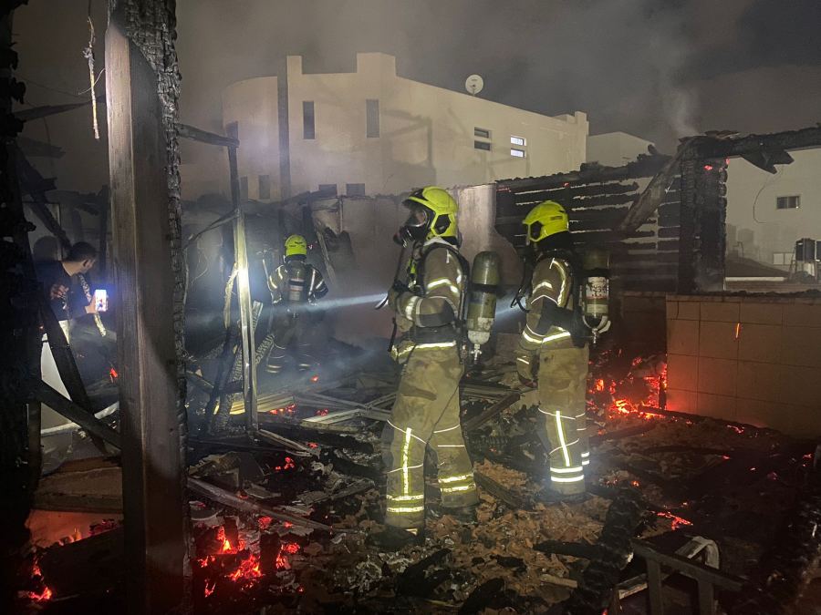 اندلاع حريق داخل منزل في كفرقاسم