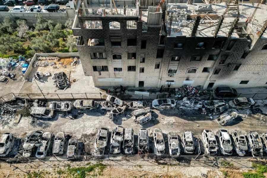 ميزان: حرق حوارة جريمة ضد الإنسانية ومن أشنع الجرائم في القانون الدولي