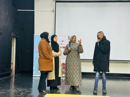 الأمسية التربوية بعنوان لا مستحيلاً في المركز الجماهيري رهط مع الفنان المبدع علي ابو غانم