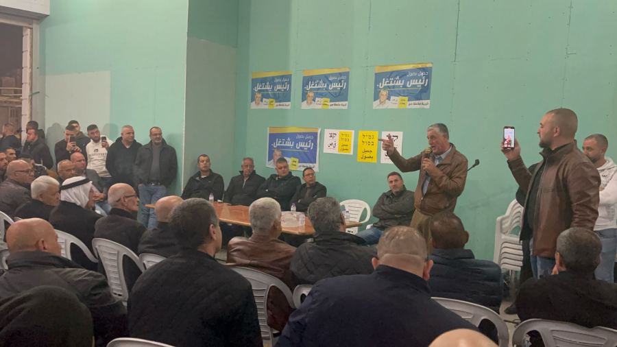 اجتماع تنظيمي يرتقي لمهرجان انتخابي حاشد بمشاركة جميع اطياف الرينة دعما لجميل بصول