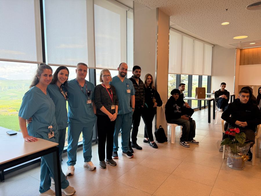 المركز الطبي تسفون (بوريا) يستضيف طلابًا من البعينة نجيدات للتعرف على العمل الطبي وفرص التطوع في مجال إعادة التأهيل