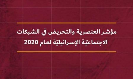 ازدياد العنصرية والتحريض ضد الفلسطينيين والعرب خلال الجائحة