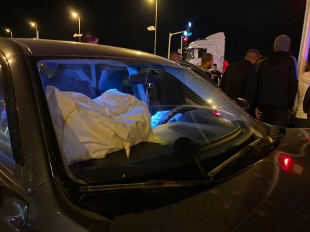 اصابات بحادث طرق على مفرق عرعرة بالنقب