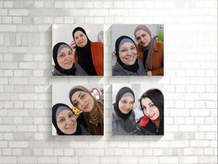 معرض للأشغال اليدوية لابنة إكسال الفنانة لبنى جوابرة