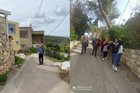 طلاب مدرسة عرعرة الثانوية بجولة تعليمية في قرى مهجرة