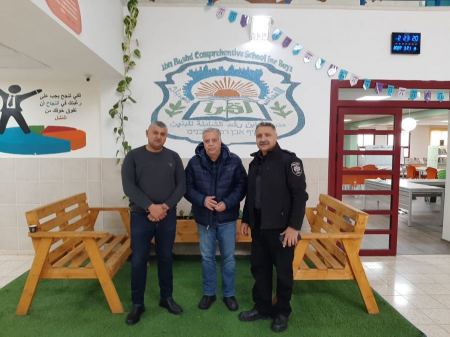 كايد ظاهر في جوله بمدارس شرقي القدس 