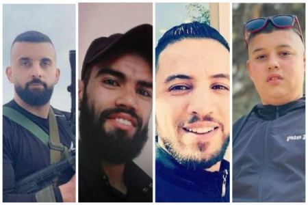 اغتيال 4 شبان في عملية للوحدات الخاصة وسط مدينة جنين