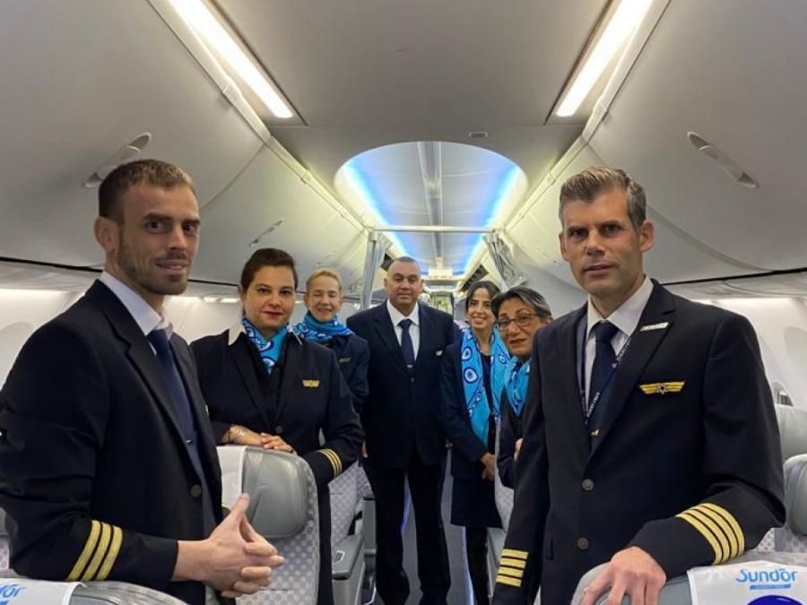 لأول مرة منذ 15 عامًا: إنطلاق رحلة طيران لشركة سان دور إلى اسطنبول