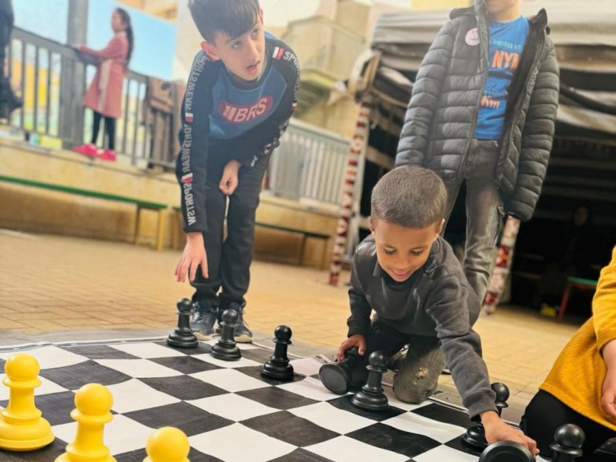 دورة شطرنج لذوي القدرات العالية في مدينة رهط