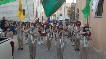 الطيبة تستقبل شهر رمضان الفضيل في مسيرة كشفية مميزة