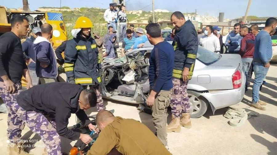 جنين : مصرع شخصين في حـادث سير ببلدة الزبابدة