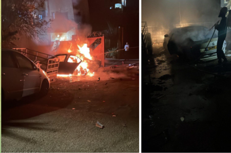 انفجار عبوة ناسفة في مركبة بشفاعمرو 