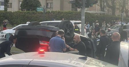 اصابة بن غفير بحادث طرق في الرملة