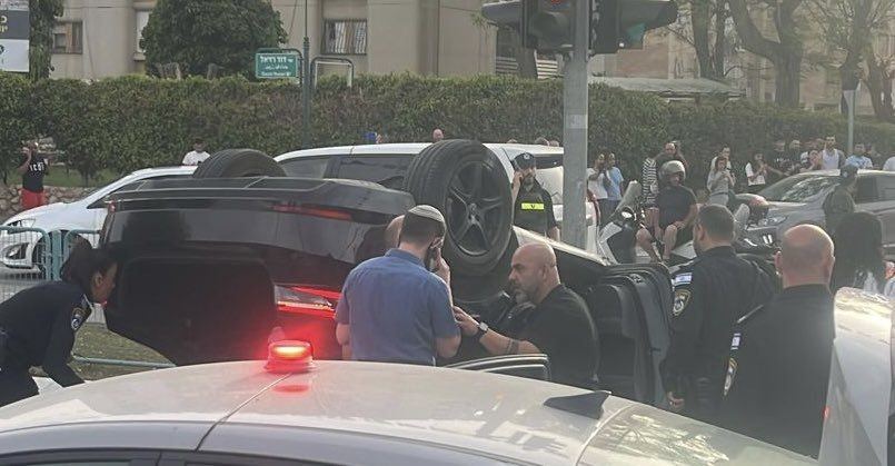 اصابة بن غفير بحادث طرق في الرملة