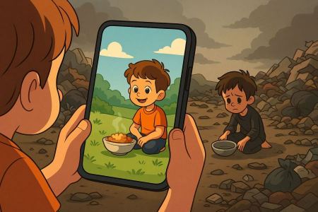 كرتون مصقول وحرب الإبادة