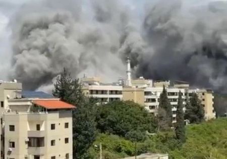 هجوم إسرائيلي عنيف على 100 هدف بلبنان