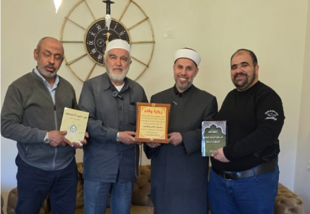 وفد برئاسة الشيخ رائد صلاح يزور الشيخ مشهور فواز 