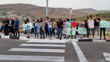 فيديو من من تظاهرة دير الاسد البعنة قبل الإفطار