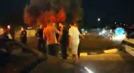 فيديو : الاعتداء على حارس عربي من النقب في بنيامينا 
