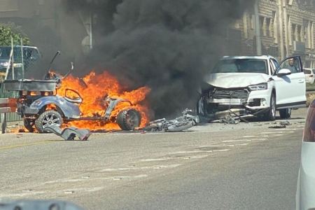 اصابات بحوادث في دير حنا ونوف هجليل وقساريا ووادي عارة