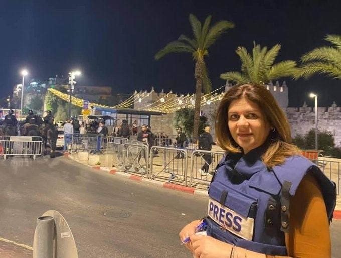 جنين : استشهاد مراسلة “الجزيرة” شيرين أبو عاقلة
