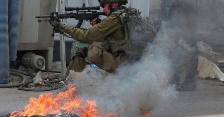 الجيش الإسرائيلي يُصيب عشرات الفلسطينيين بالضفة