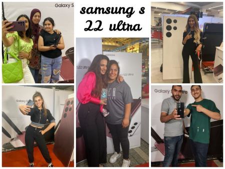 5 رابحون سعداء بهواتف samsung s 22 ultra