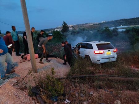 جنين: إصابات من عرابة البطوف و شفاعمرو بحادث سير قرب من الجامعة الامريكية