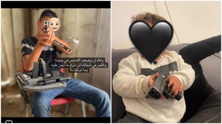 القبض على شابين من تل السبع بعد نشر توثيقات لحيازة أسلحة وإطلاق نار