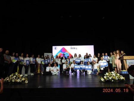 وسام الشّبّيبة المتطوّعة ل : ميار خطيب وملاك عيسى و ازل عبادي ومدرسة الاخوة_يركا