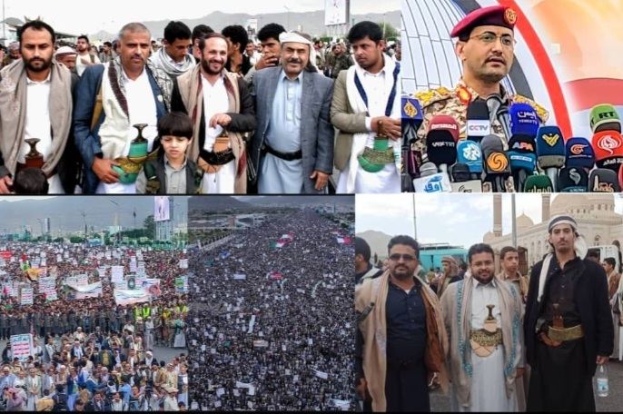 حشود مليونية بالعاصمة صنعاء في مسيرة 