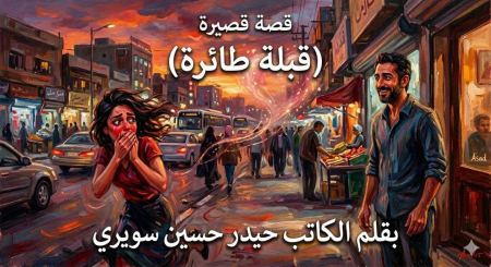 قُبلةٌ طائرة