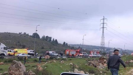 مصرع مواطن وإصابة 5 آخرين بحادث سير شمال الخليل