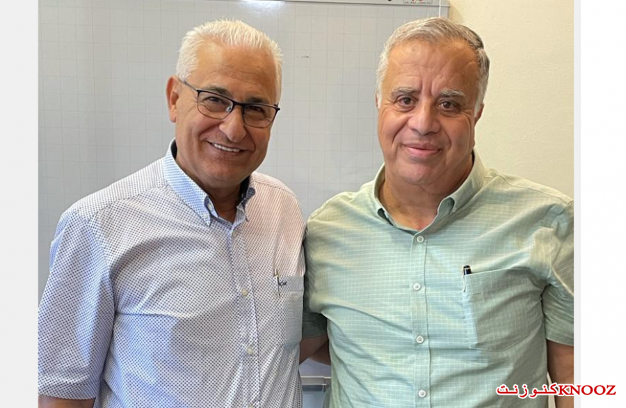 النائب مازن غنايم يستقبل كايد ظاهر في الكنيست لجلسة عمل 