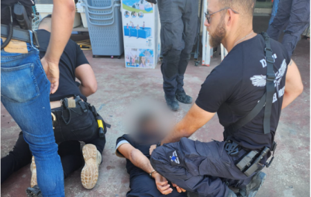 توثيق: احباط جريمة اطلاق نار في مدينة رهط