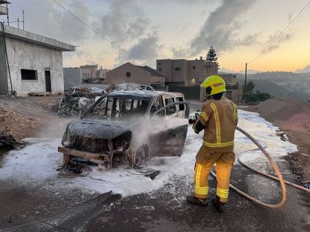 حريقان في دالية الكرمل وحيفا