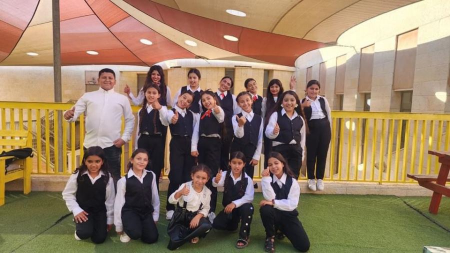 حفل انهاء العام الدراسي في معهد الموسيقى البلدي في المركز الجماهيري رهط 