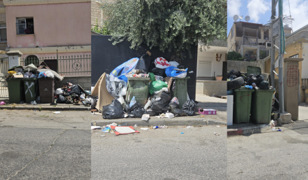 الجديدة المكر، السكان يهددون باغلاق شارع 70 بسبب ازمة النفايات قبل عيد الاضحى، 