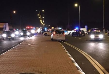  حادث طرق ذاتي قرب عين الزيتونة بام الفحم والبحث عن السائق!