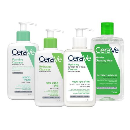  تطهير بشرة الوجه مع CeraVe