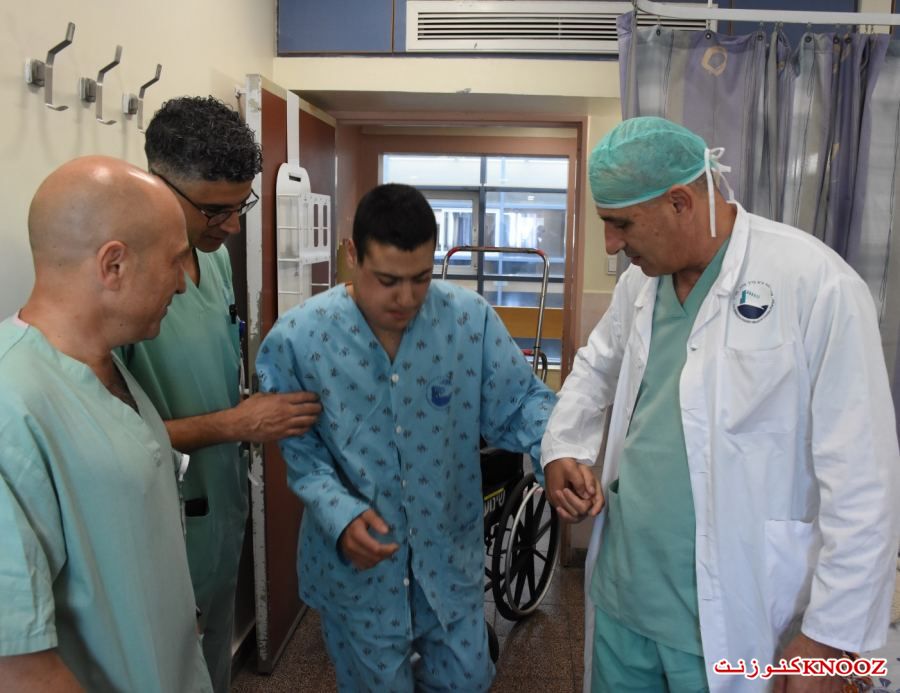 عملية جراحية معقدّة لترميم الفك للشاب : أحمد جبارين