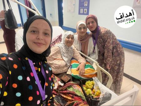 مؤسسة أهداف تنظم زيارة لجمعية الوفاء لرعاية المسنين