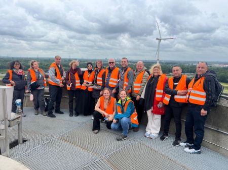  فؤاد الزيادنة و إبراهيم القريناوي في المانيا لمشروع الاستدامة البيئية