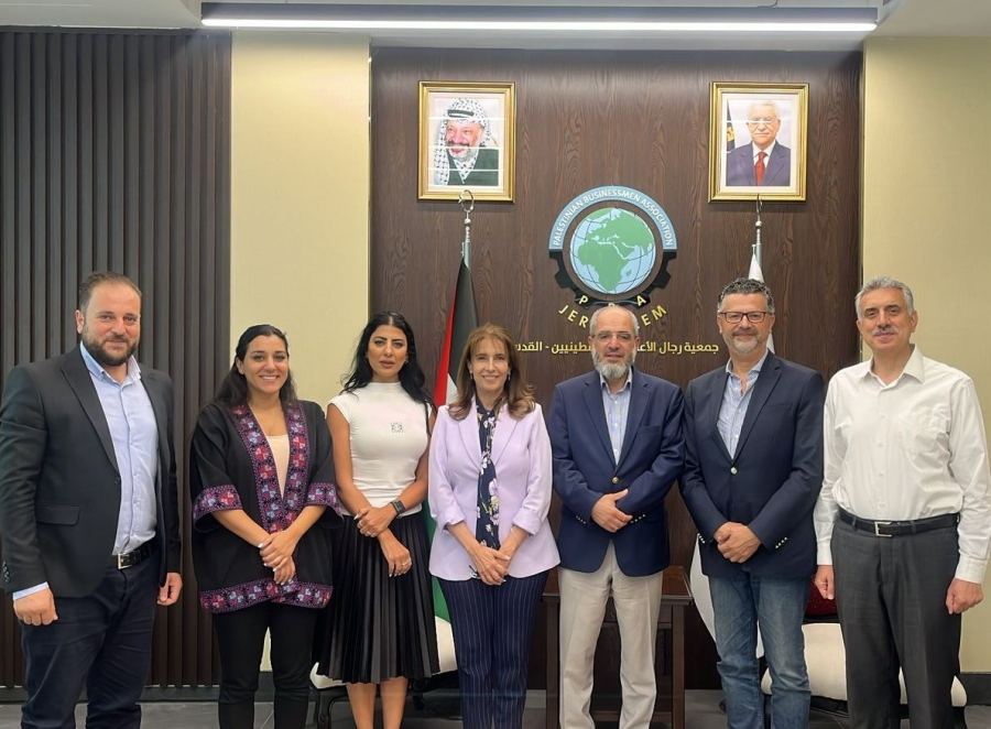 جمعية رجال الاعمال تعقد ورشة عمل حول المنحة الفرنسية لدعم الشركات الفلسطينية